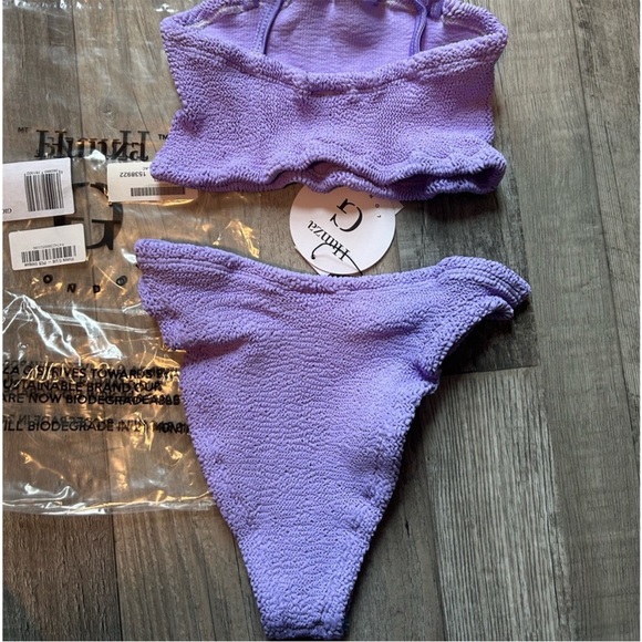 NWT 🦄 Hunza G NWT Gigi Bikini in Lilac - Picture 4 of 8